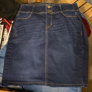 Apt 9 dark jean skirt